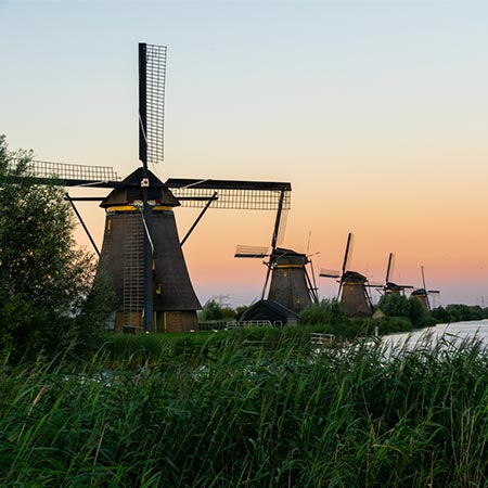 שייט נהרות בהולנד ובלגיה - 8 ימים - הפלגת נהר בריין הצפוני